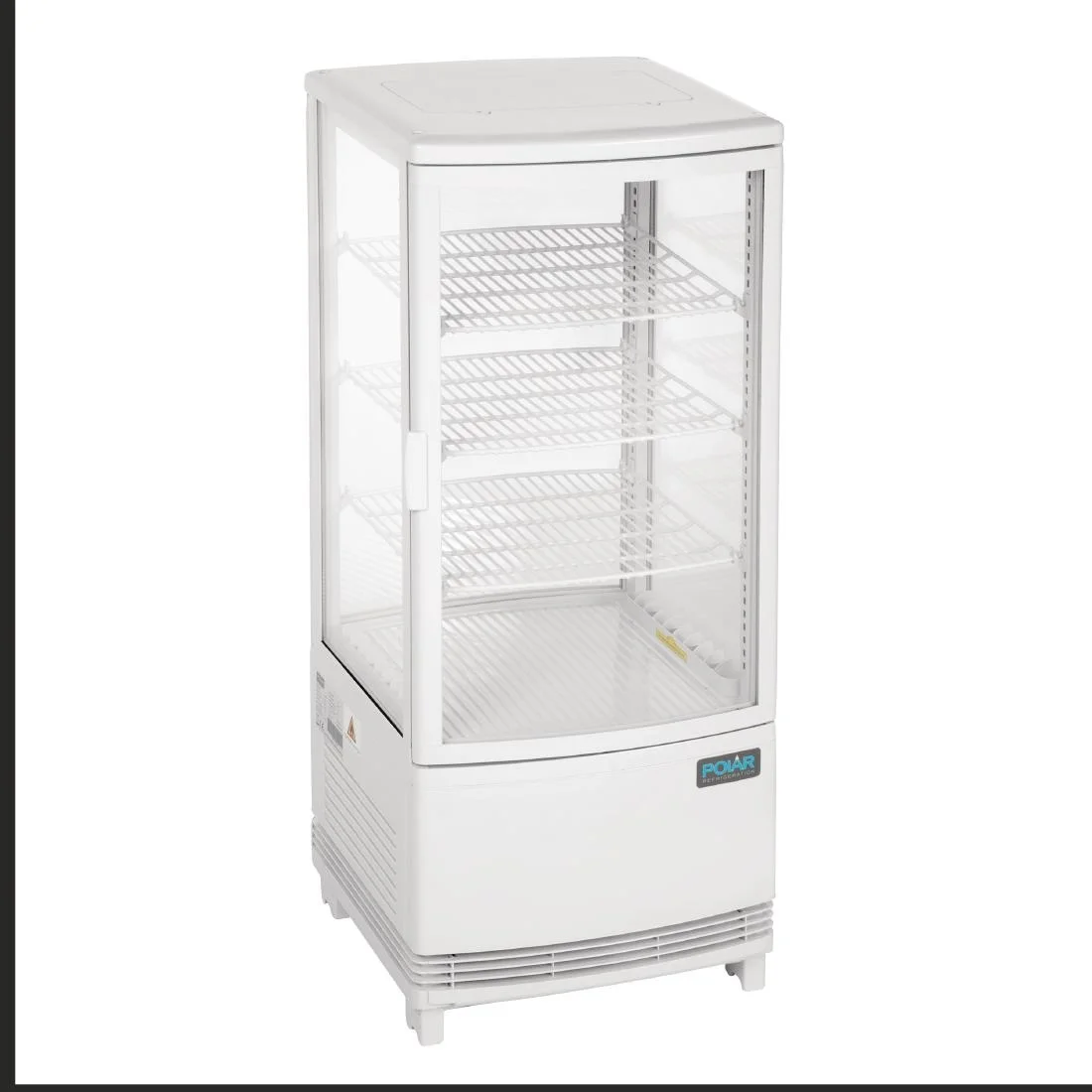 Polar C-Series Energy Efficient Curved Door Display Fridge White 86Ltr - Image 6