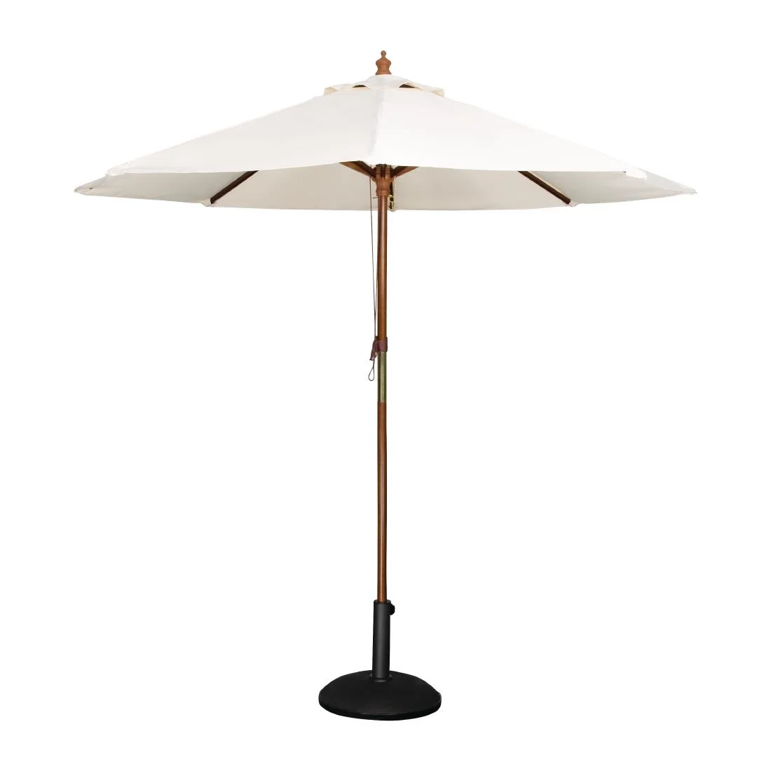 Bolero Round Parasol 3m Diameter Cream - Image 2