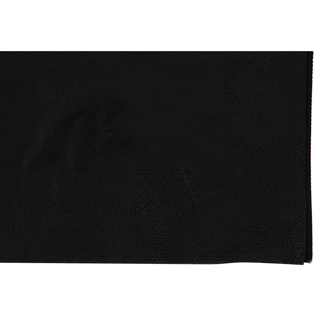 Cocktail Napkins Black 250mm