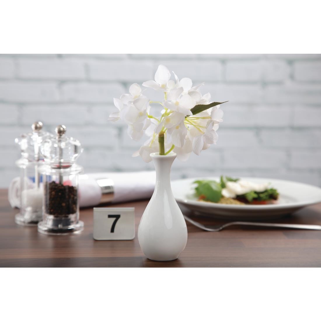 Olympia Whiteware Bud Vases 125mm