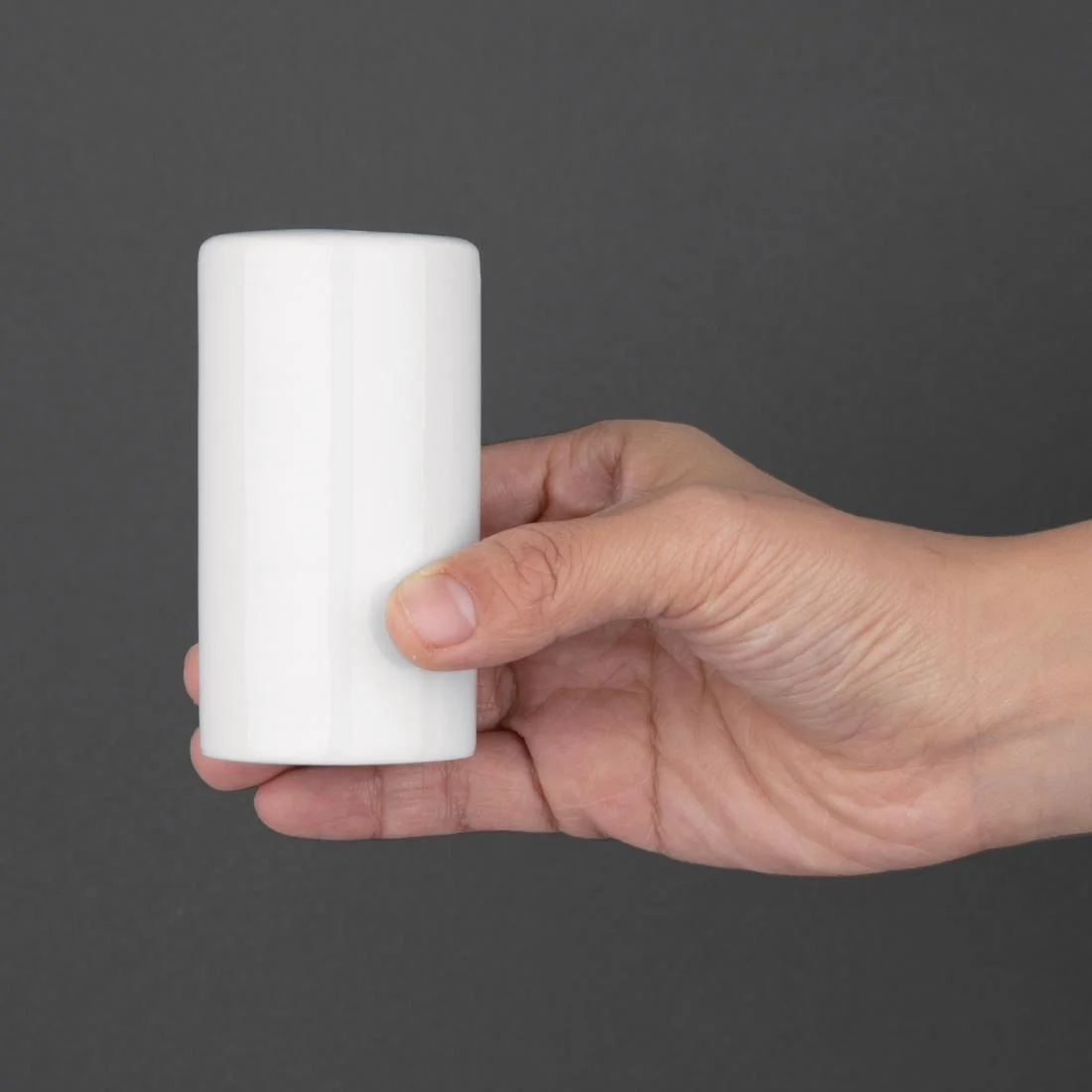 Olympia Whiteware Salt Shakers 80mm - Image 5