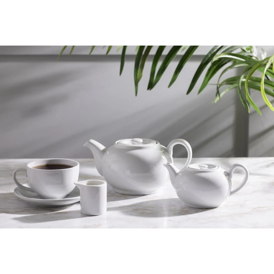 Olympia Whiteware Teapots 852ml 30oz - Image 9