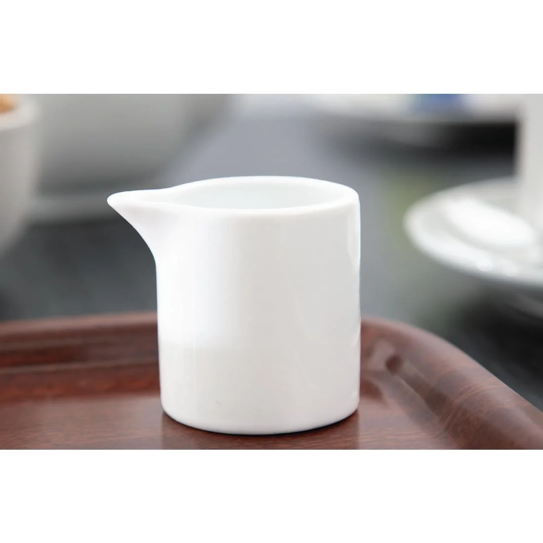 Olympia Whiteware Milk and Cream Jugs 57ml 2oz - Image 6