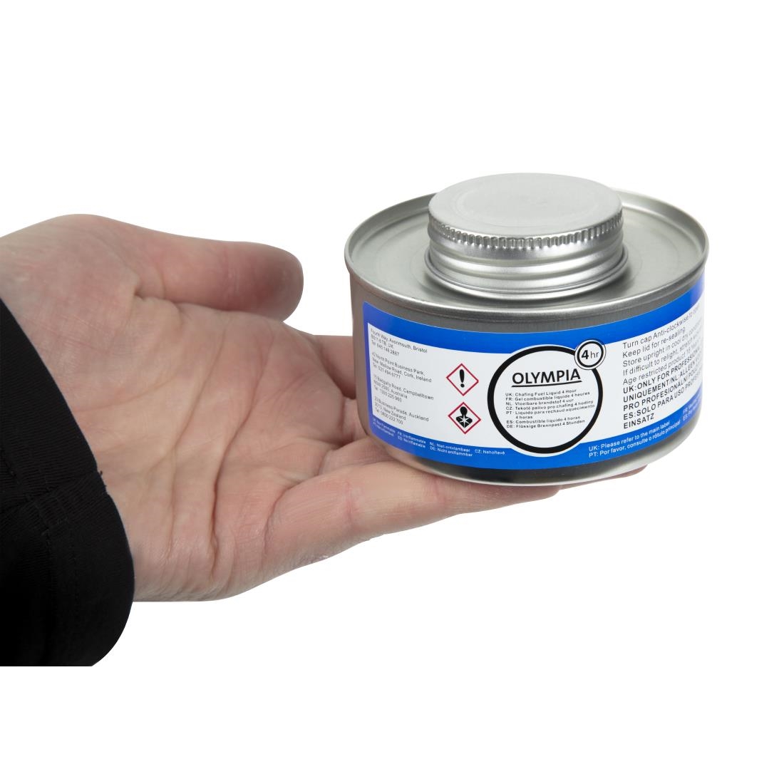 Olympia Liquid Chafing Fuel With Wick 4 Hour x 12