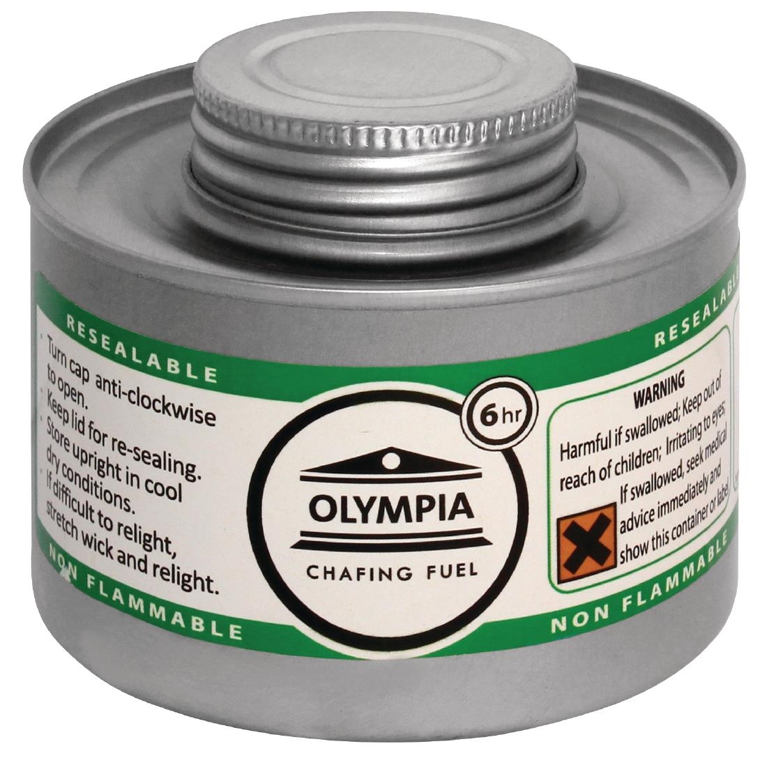 Olympia Liquid Chafing Fuel With Wick 6 Hour x 12