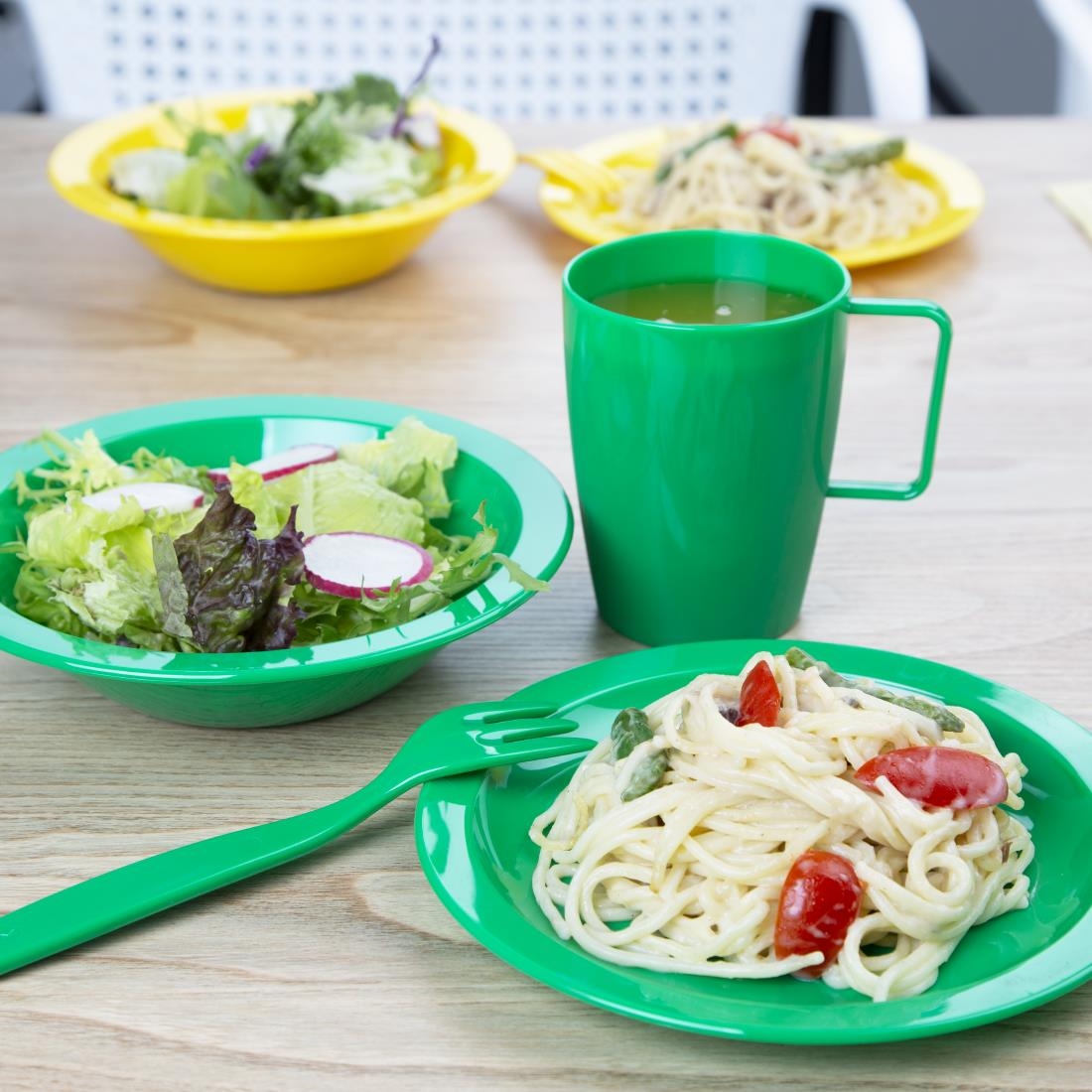 Kristallon Polycarbonate Plates Green 172mm