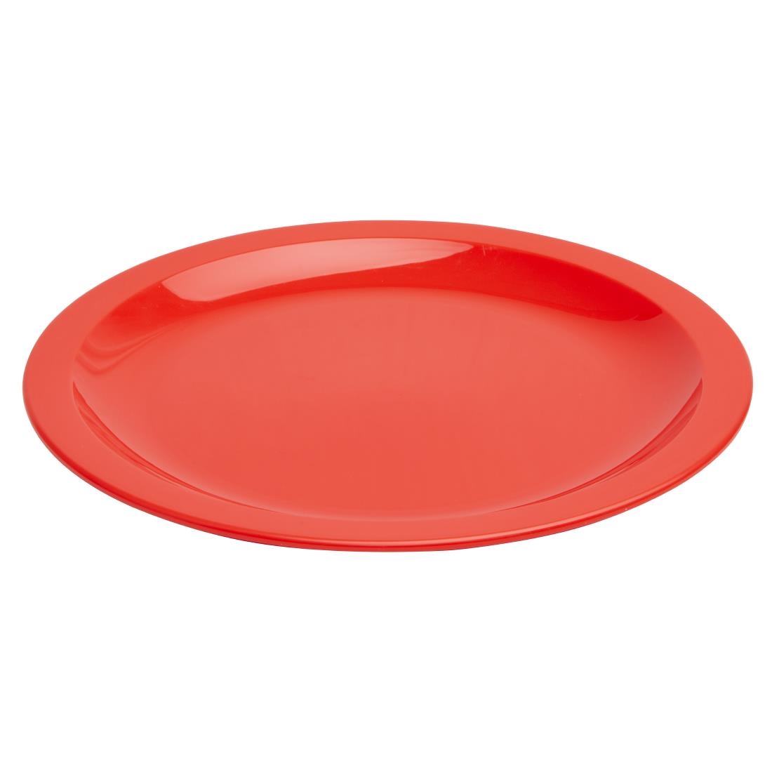 Kristallon Polycarbonate Plates Red 230mm