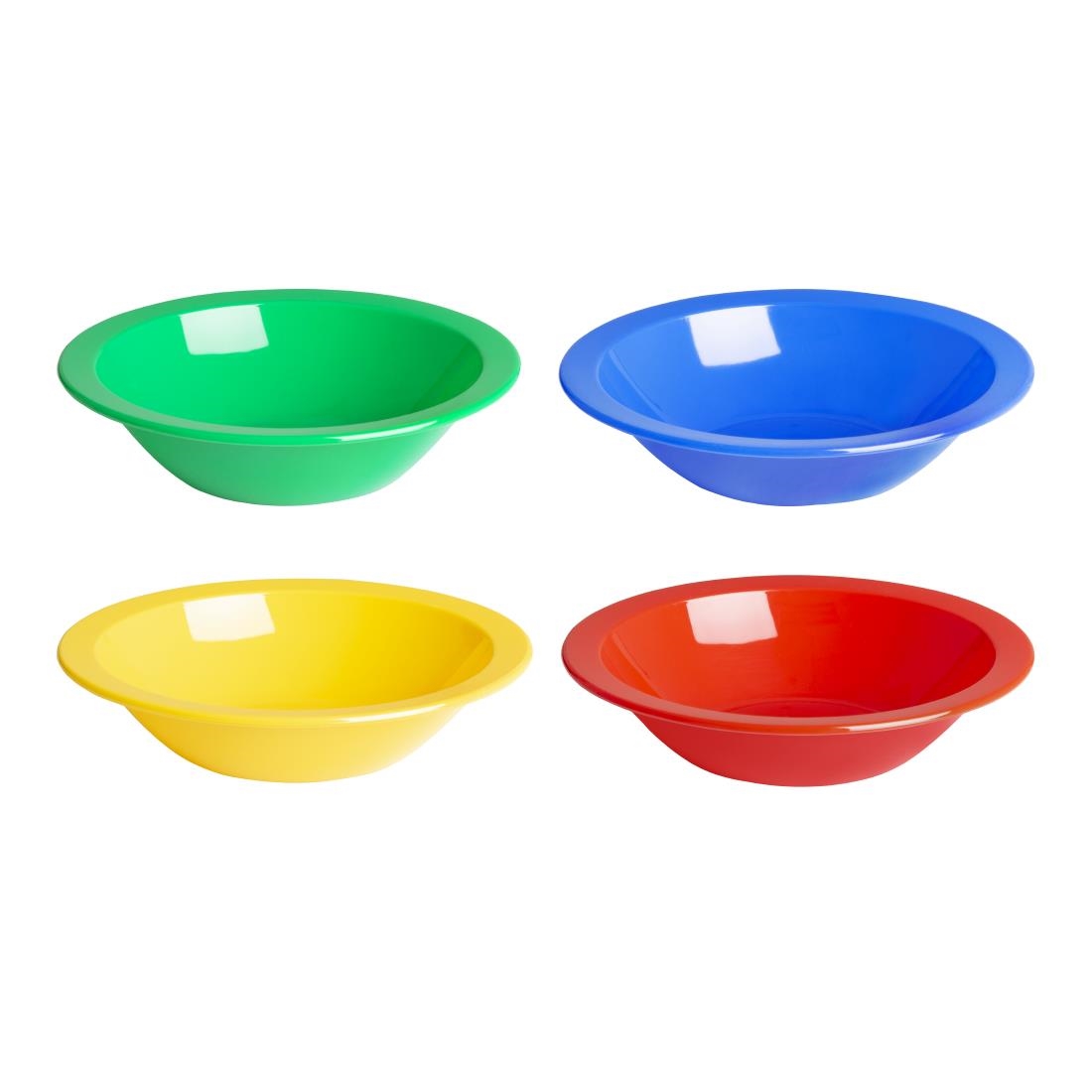 Kristallon Polycarbonate Bowls Yellow 172mm