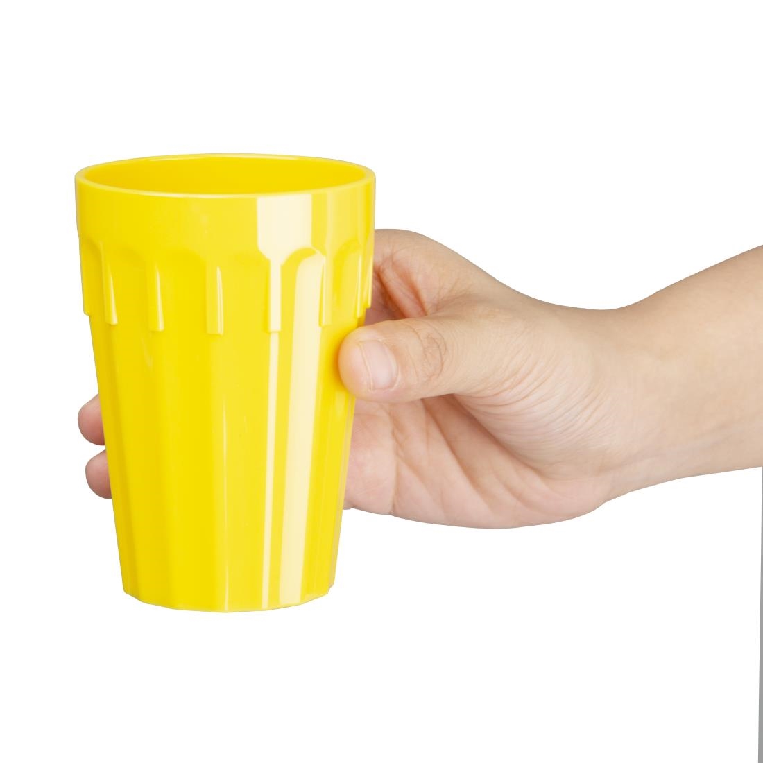 Kristallon Polycarbonate Tumblers Yellow 260ml