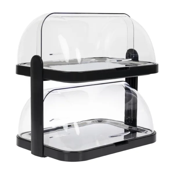 Double Decker Roll Top Cool Display Trays