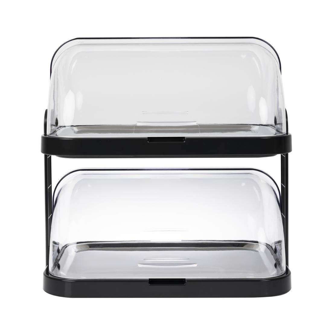 Double Decker Roll Top Cool Display Trays
