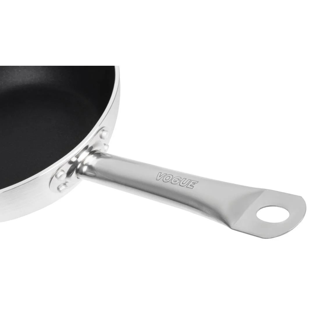 Vogue Non Stick Induction Flared Saute Pan 240mm - Image 6