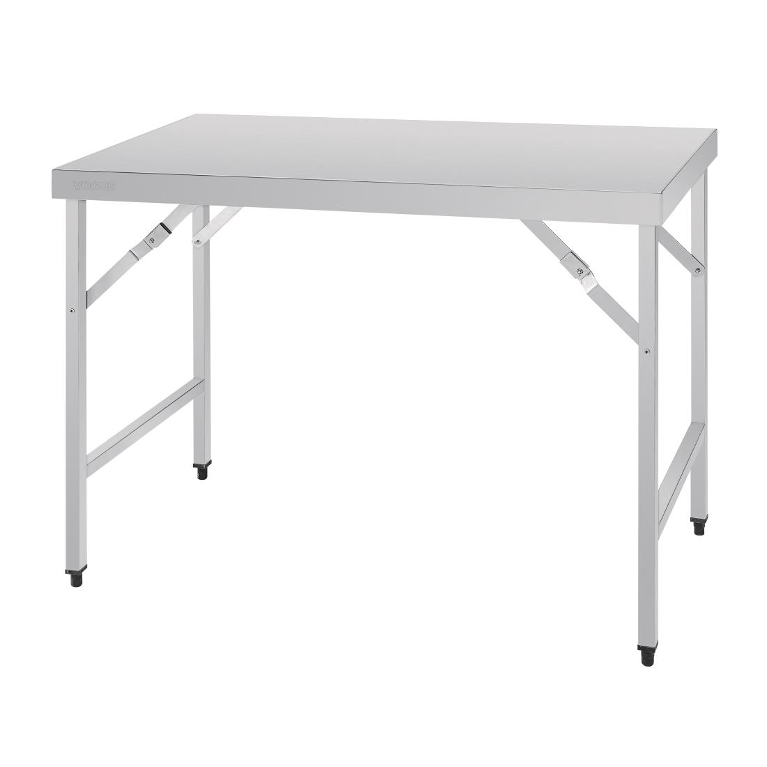 Vogue Stainless Steel Folding Table 1200mm