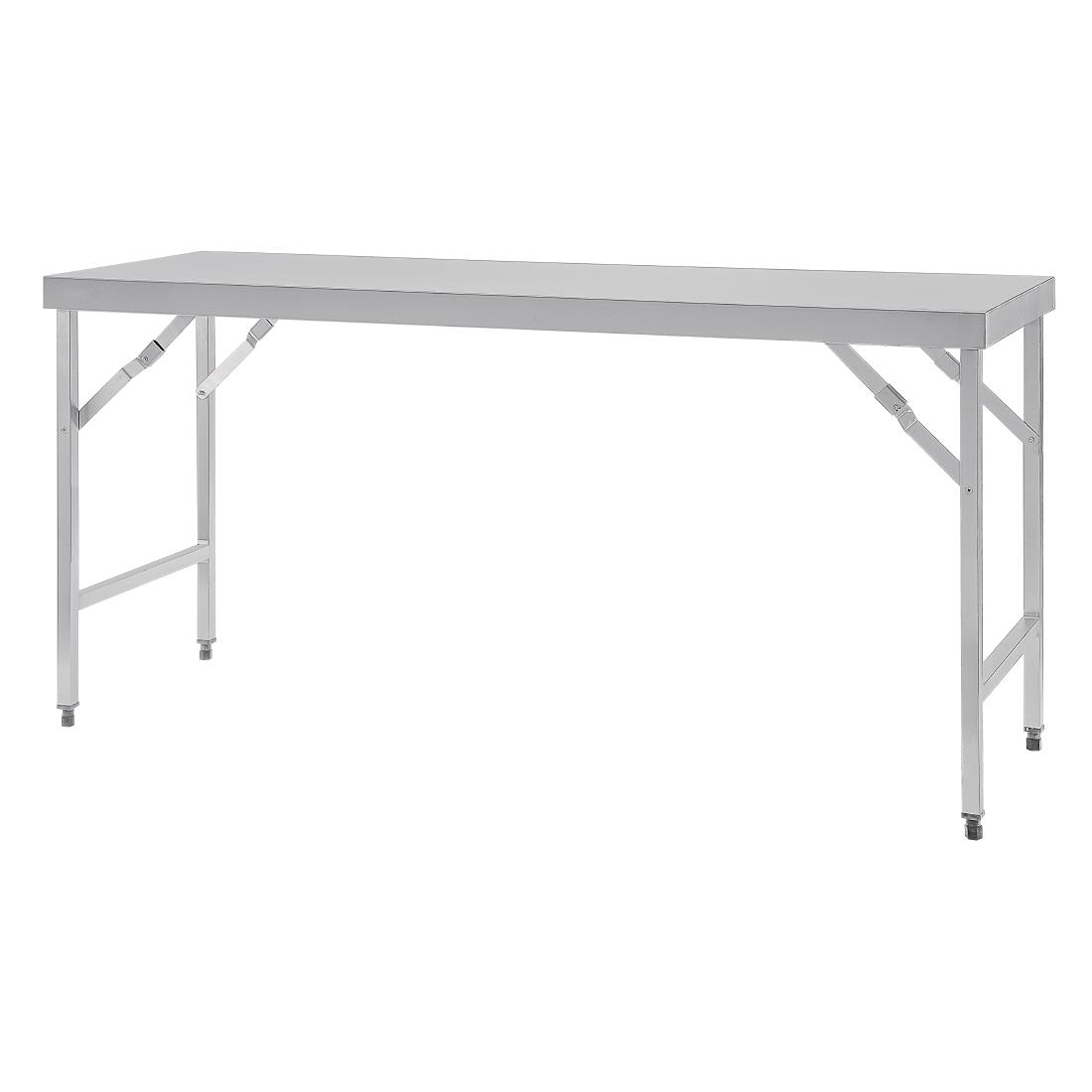 Vogue Stainless Steel Folding Table 1800mm