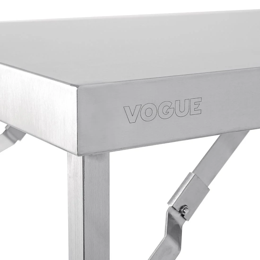Vogue Stainless Steel Folding Table 1800mm - Image 7
