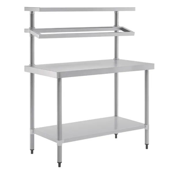 Vogue Stainless Steel Prep Station with Gantry