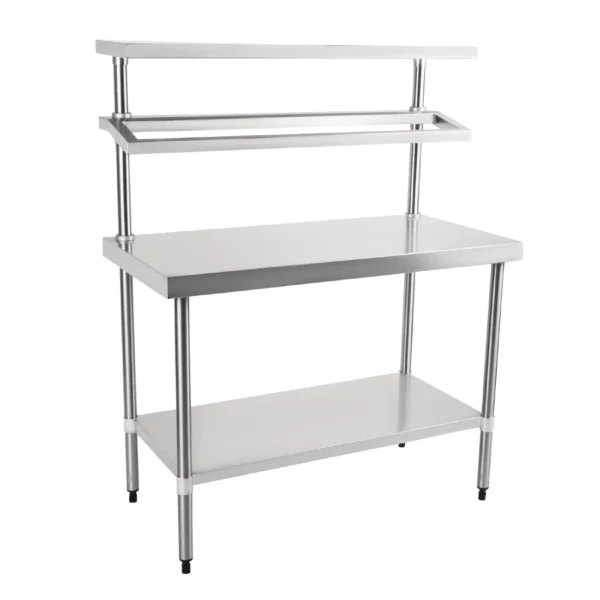 Vogue Stainless Steel Prep Station with Gantry Large