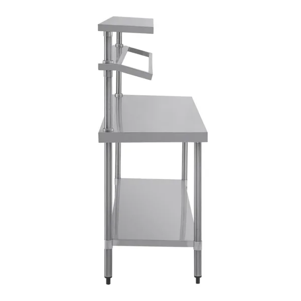 Vogue Stainless Steel Prep Station with Gantry Large