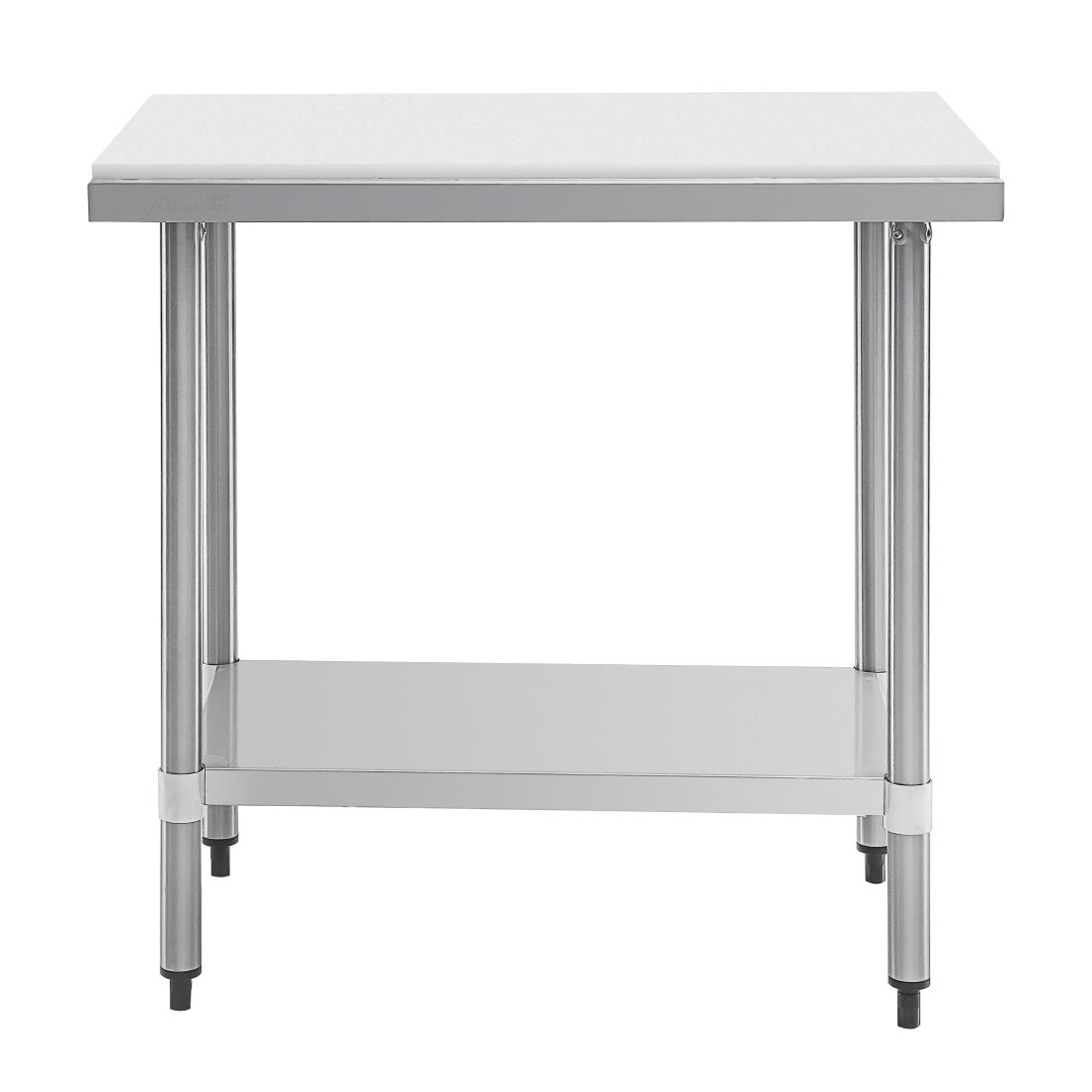 Vogue Stainless Steel Chopping Board Table 900mm