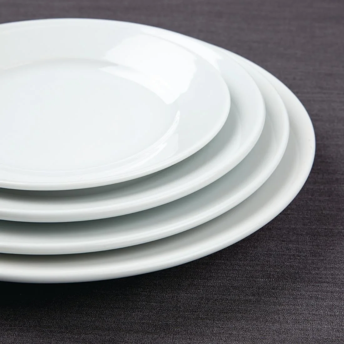 Athena Hotelware Wide Rimmed Plates 202mm - Image 3