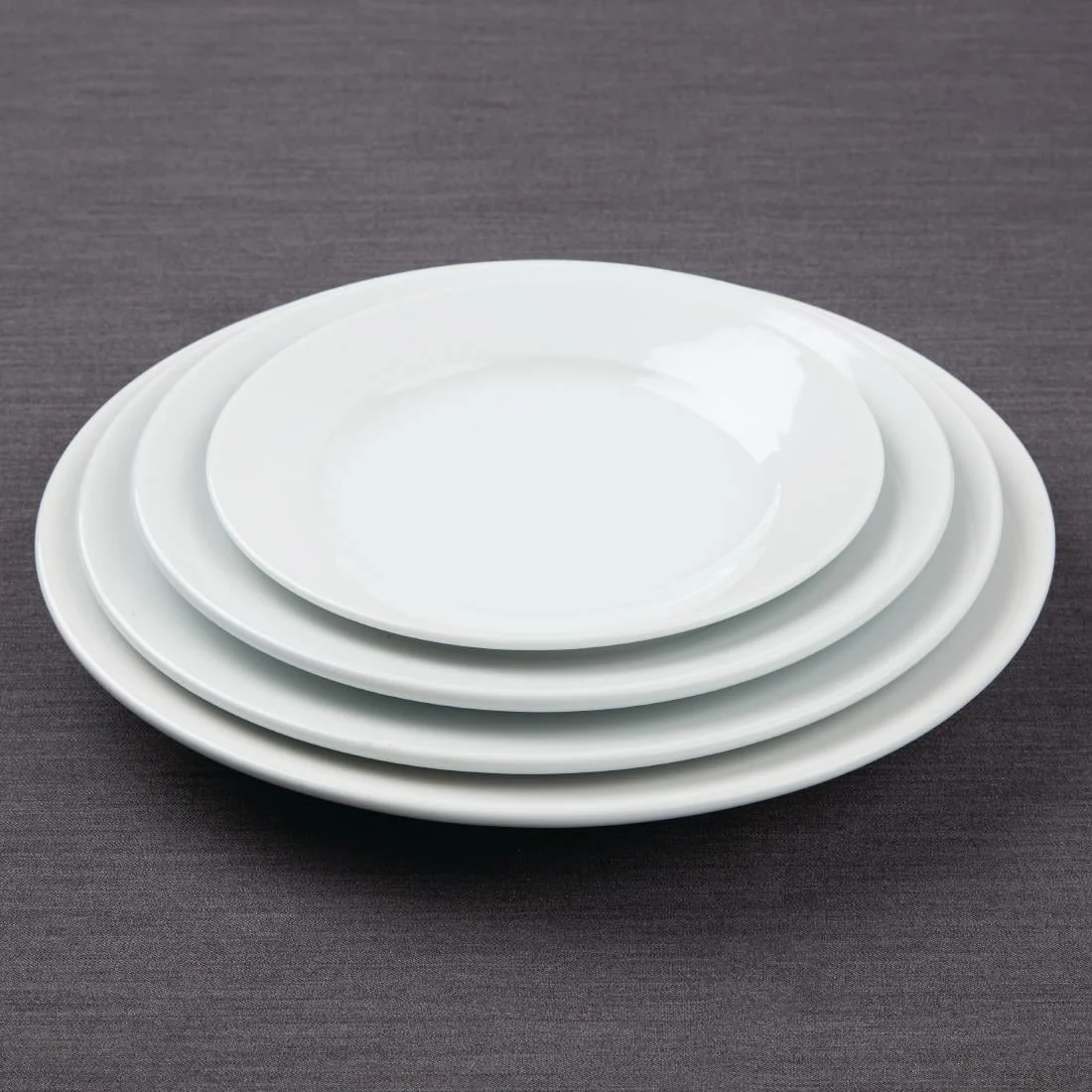 Athena Hotelware Wide Rimmed Plates 202mm - Image 2