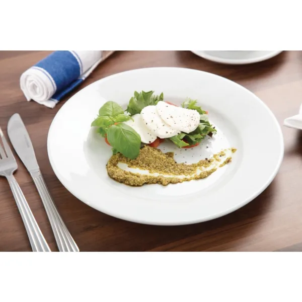 Athena Hotelware Wide Rimmed Plates 254mm