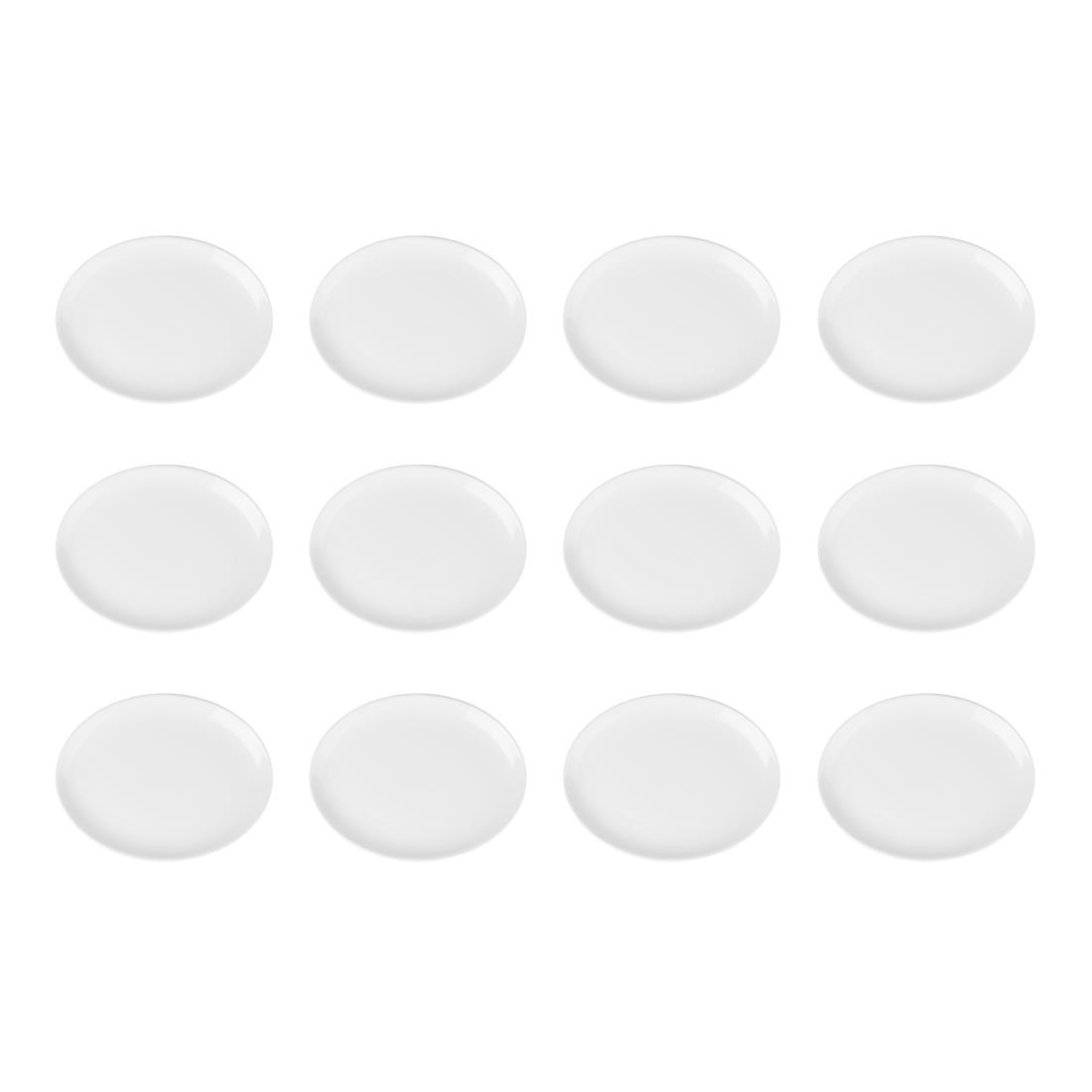 Athena Hotelware Oval Coupe Plates 254 x 197 mm