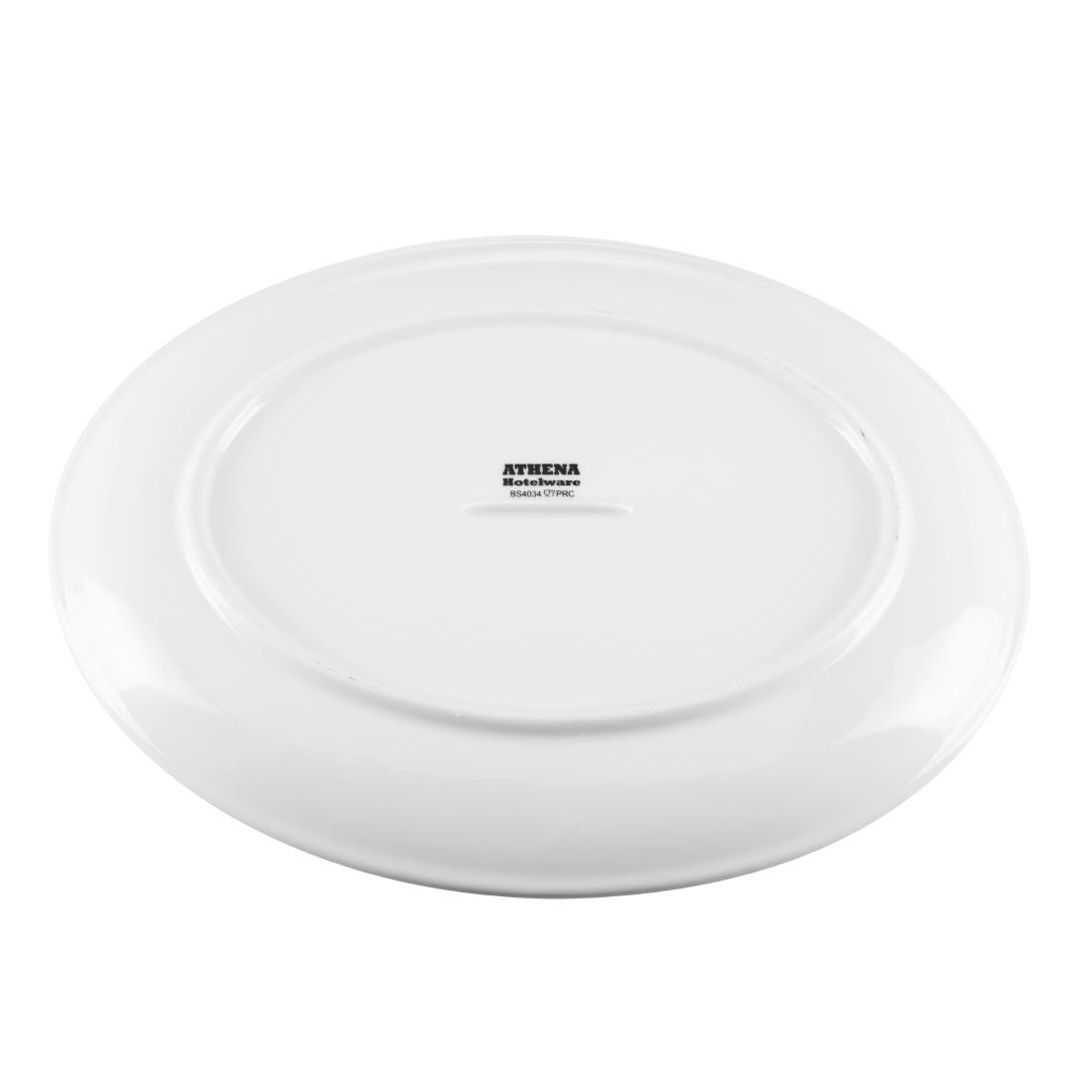 Athena Hotelware Oval Coupe Plates 305 x 241 mm