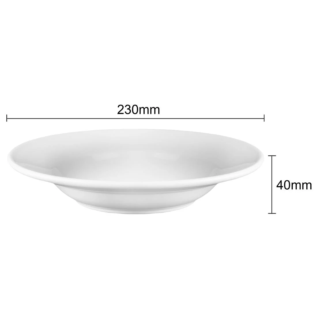 Athena Hotelware Rimmed Soup / Pasta Bowls 228mm - Image 11