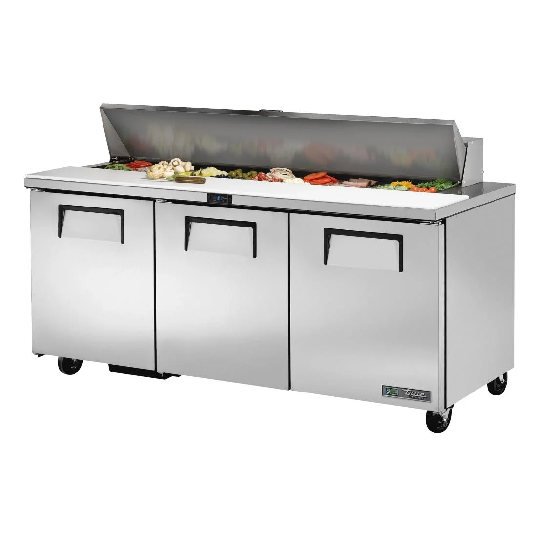 True Salad Prep Counter 3 Door 538Ltr TSSU-72-18
