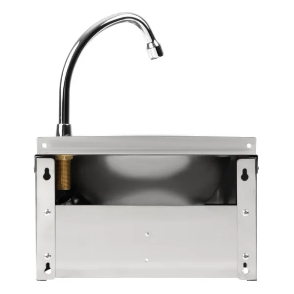 Basix Stainless Steel Knee Operated Hand Wash Basin