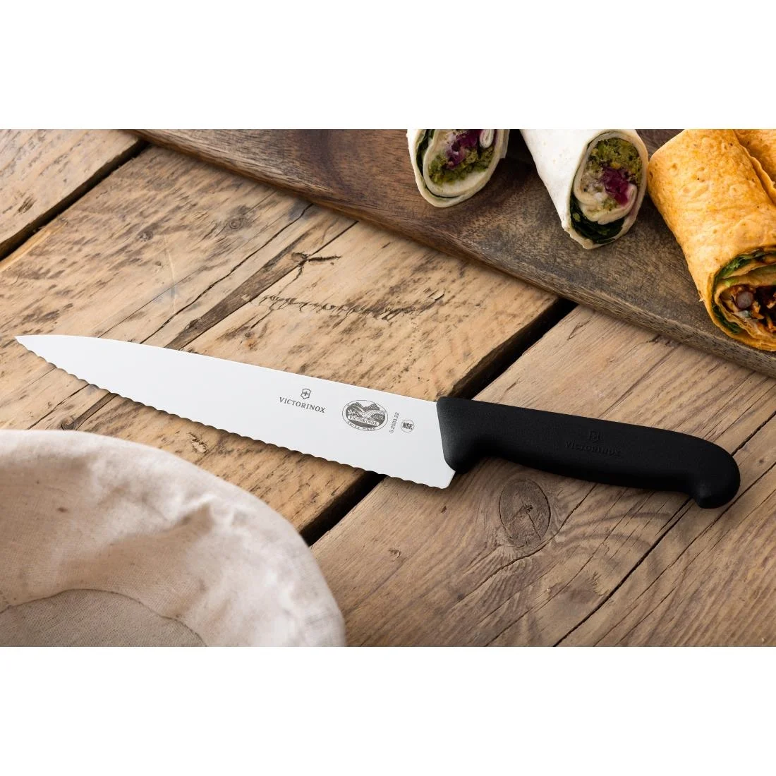 Victorinox Serrated Chefs Knife 22cm - Image 6