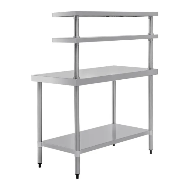 Vogue Stainless Steel Prep Station 1200x600mm