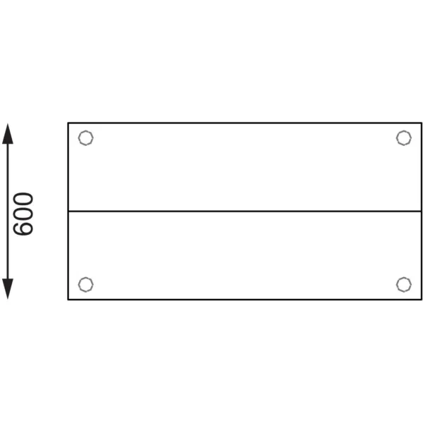 Vogue Stainless Steel Prep Station 1200x600mm