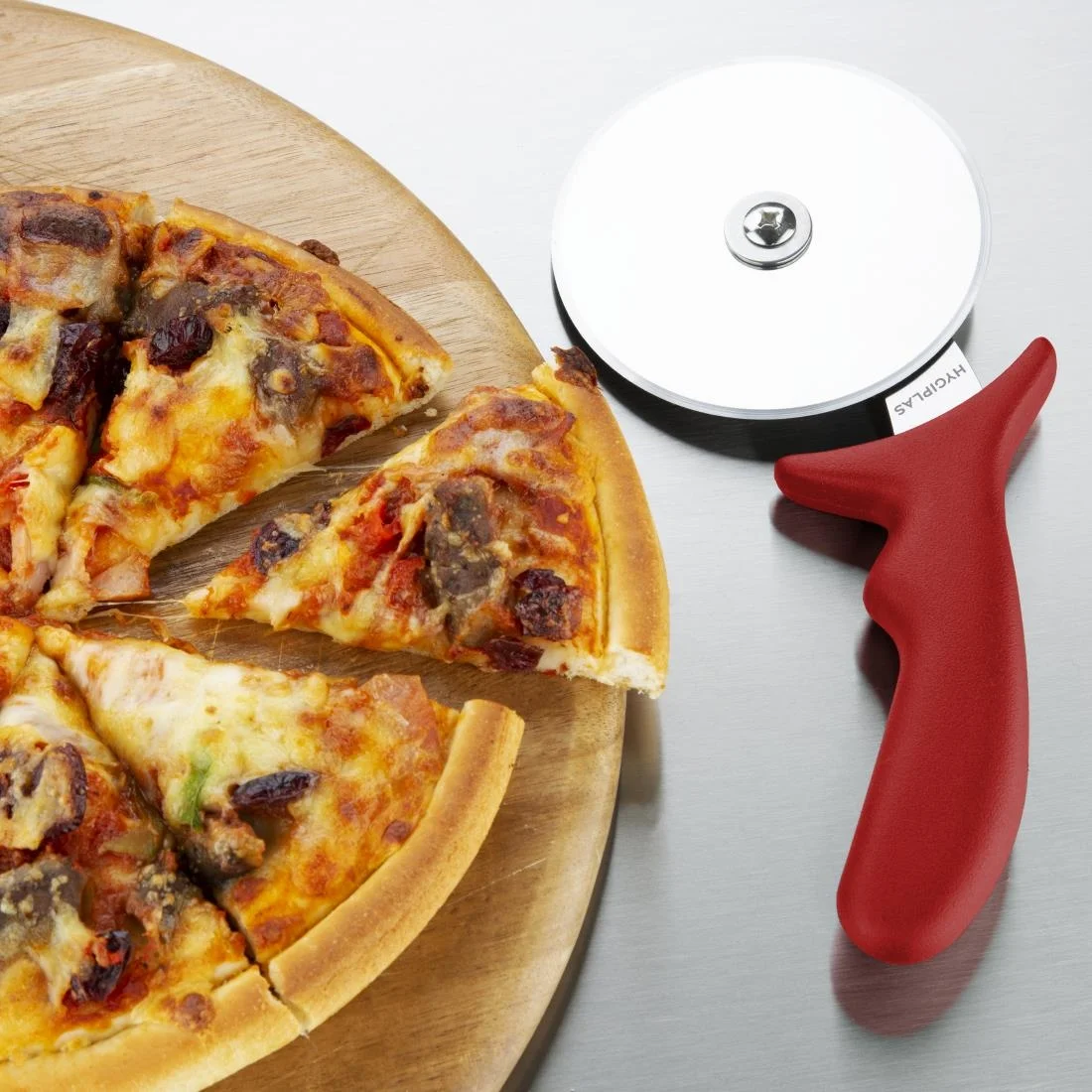 Vogue Pizza Wheel Red 4" - Image 4