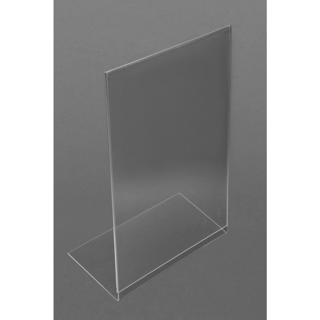 Slanted Acrylic Menu Holder