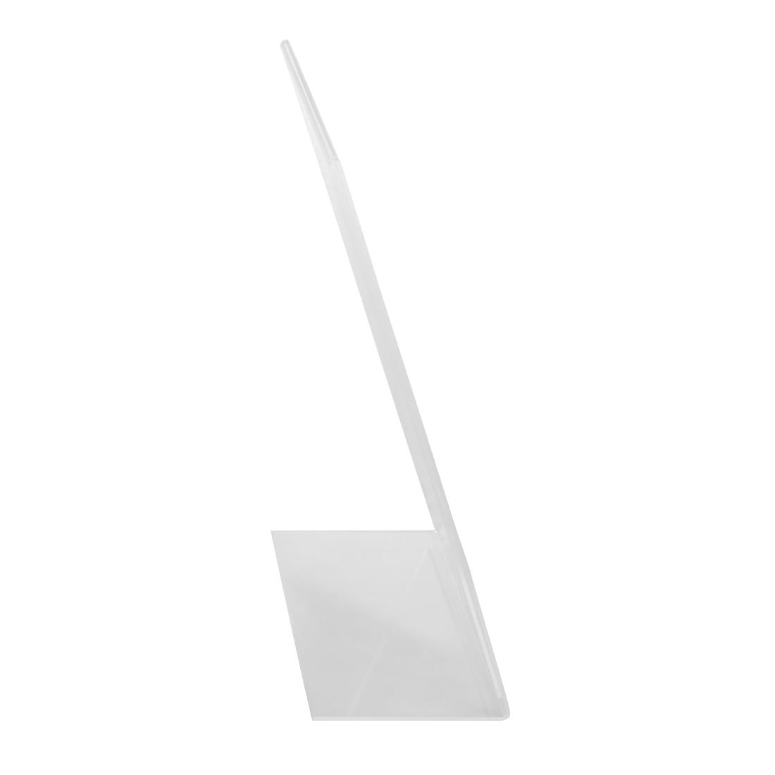 Slanted Acrylic Menu Holder