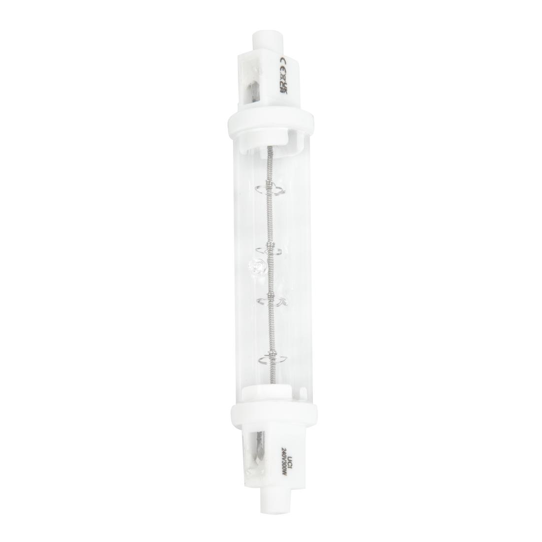 Jacketed Infrared Quartz Heat Bulb 118mm 300W