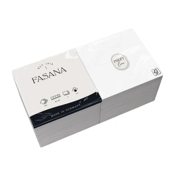 Fasana Dinner Napkin White 400mm