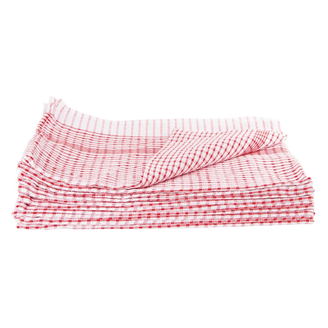 Vogue Wonderdry Red Tea Towels