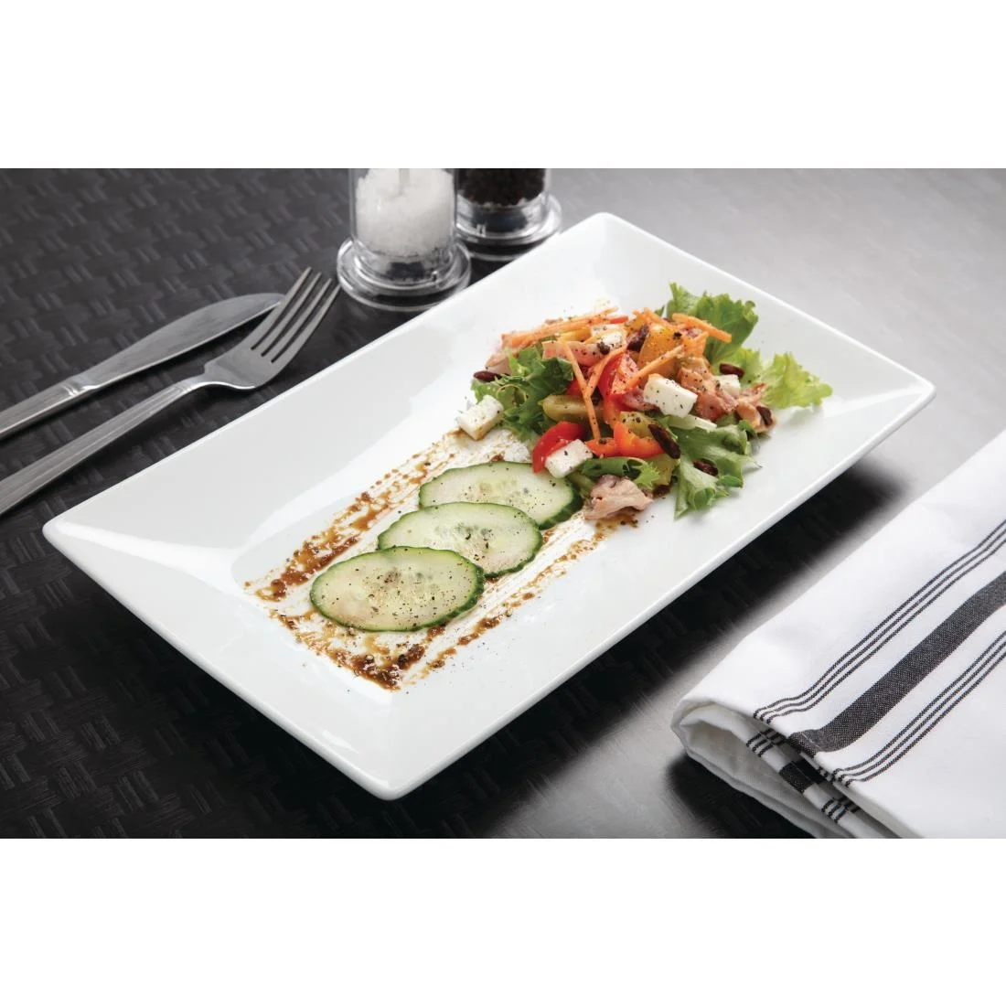 Olympia Serving Rectangular Platters 310mm - Image 8