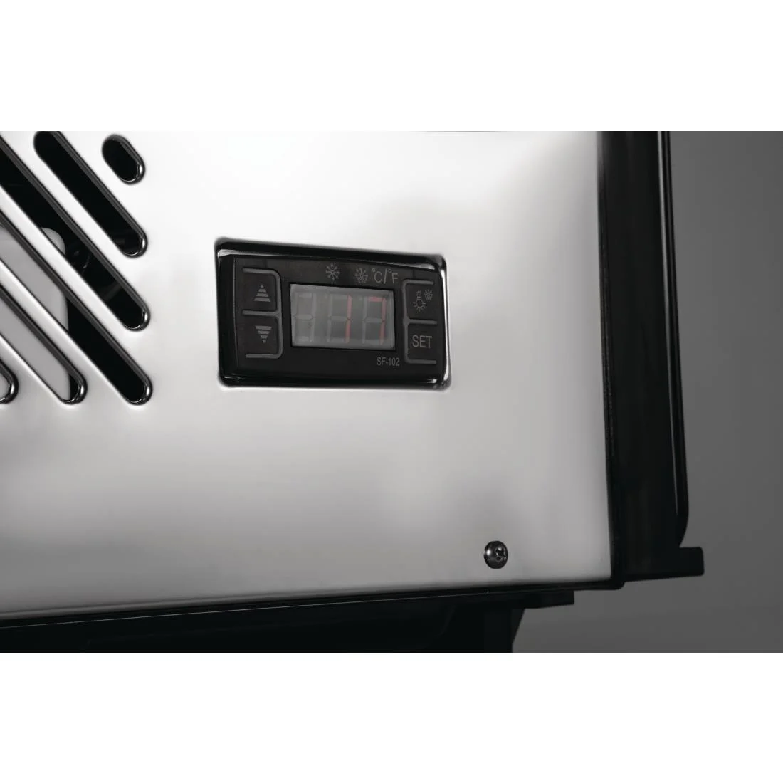 Polar G-Series Energy Efficient Countertop Food Display Fridge Black 160Ltr - Image 5