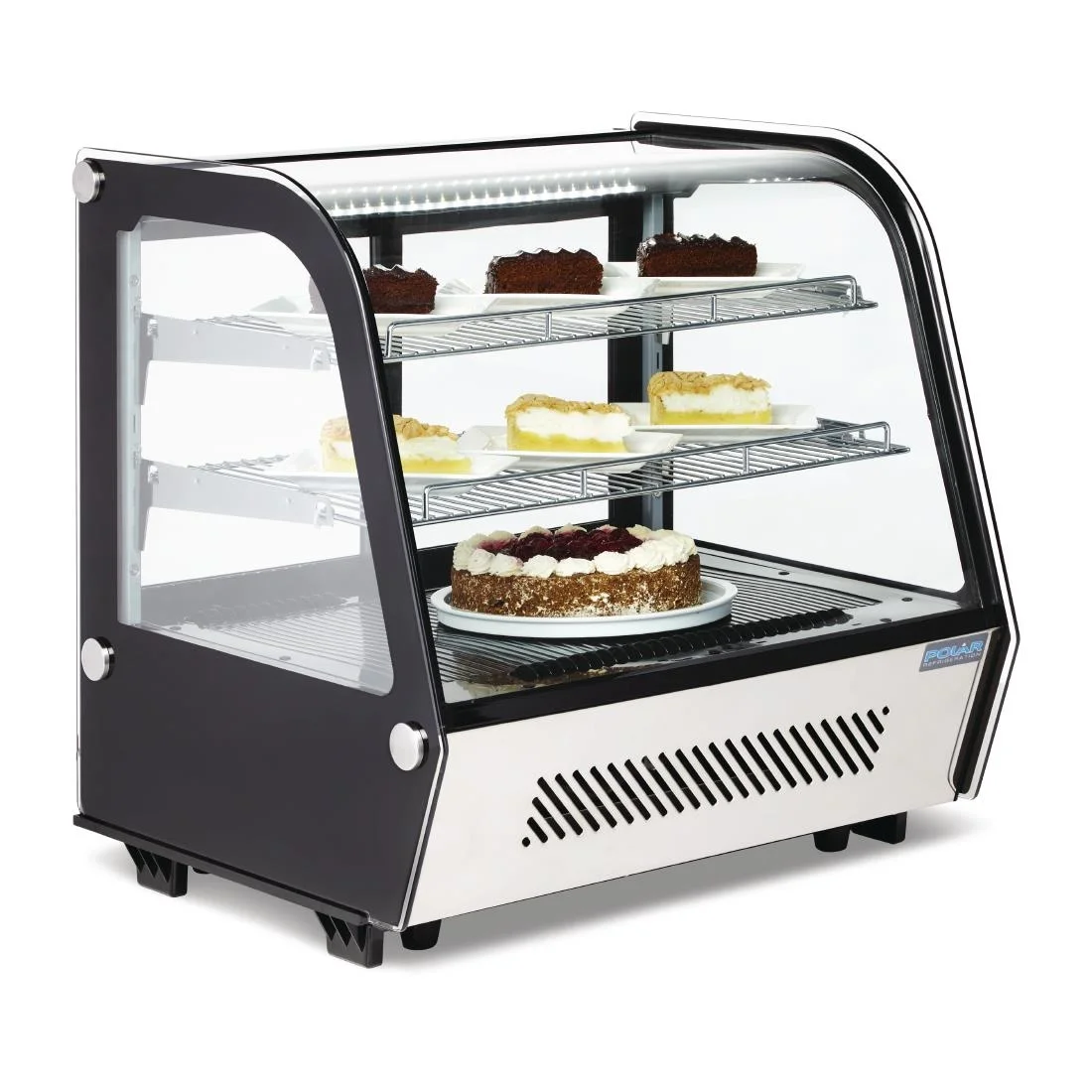 Polar G-Series Energy Efficient Countertop Food Display Fridge Black 120Ltr - Image 14