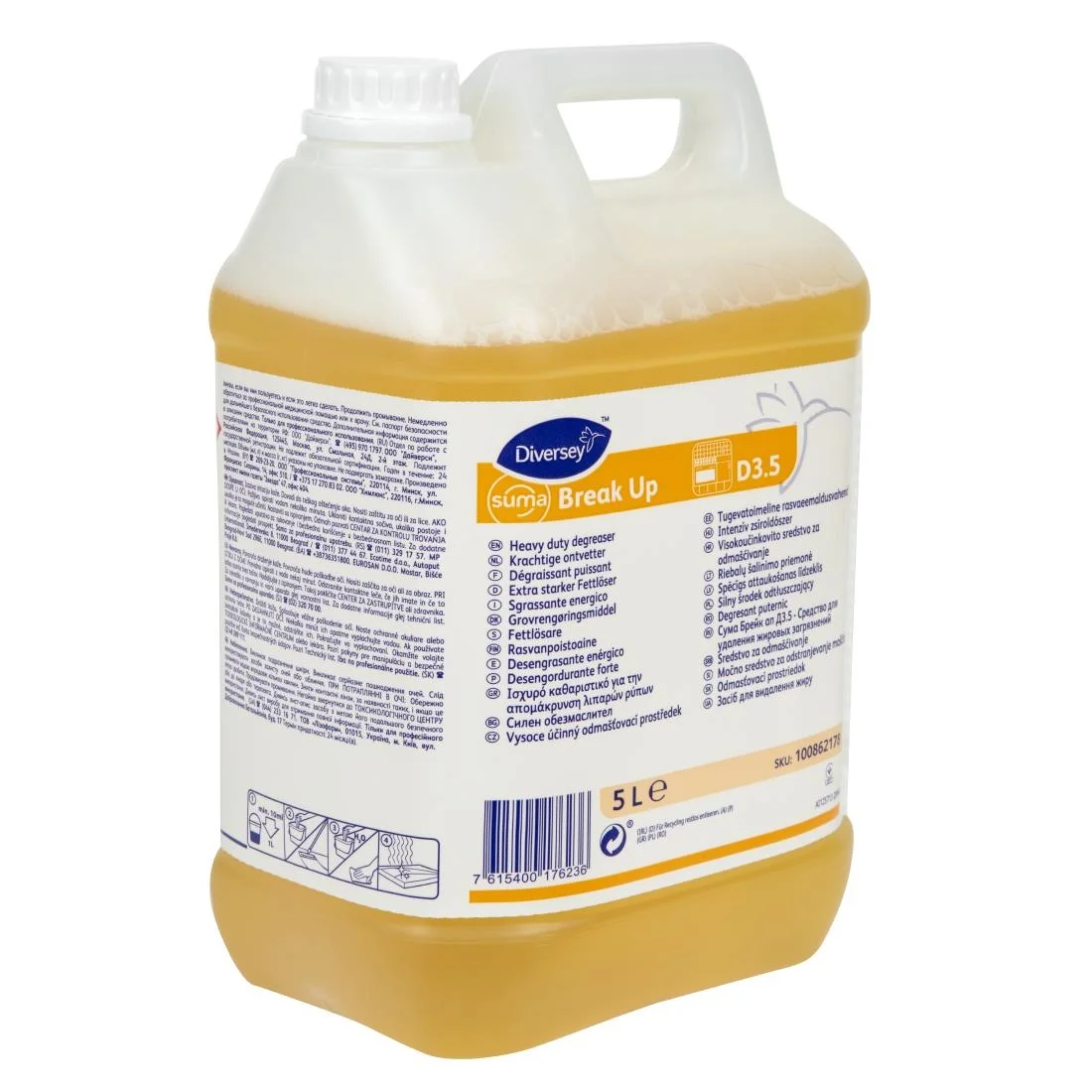 Suma Break Up D3.5 Heavy Duty Degreaser 5 Litre (Pack of 2) - Image 2