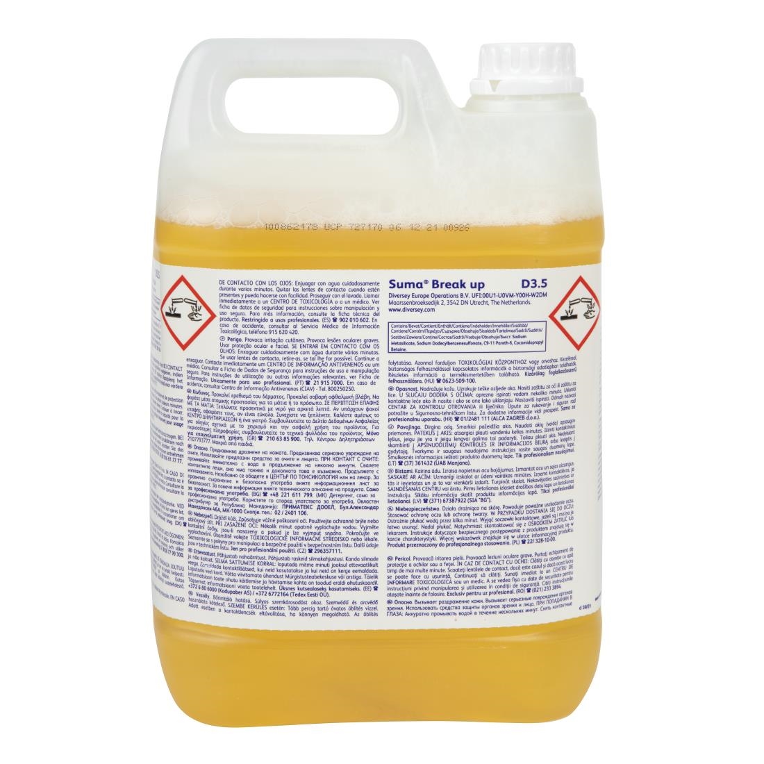 Suma Break Up D3.5 Heavy Duty Degreaser 5 Litre (Pack of 2)