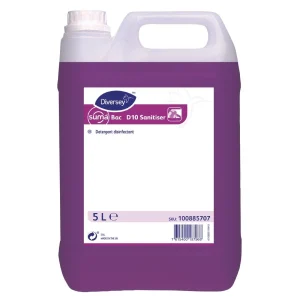 Suma Bac D10 Cleaner and Sanitiser 5 Litre (Pack of 2)