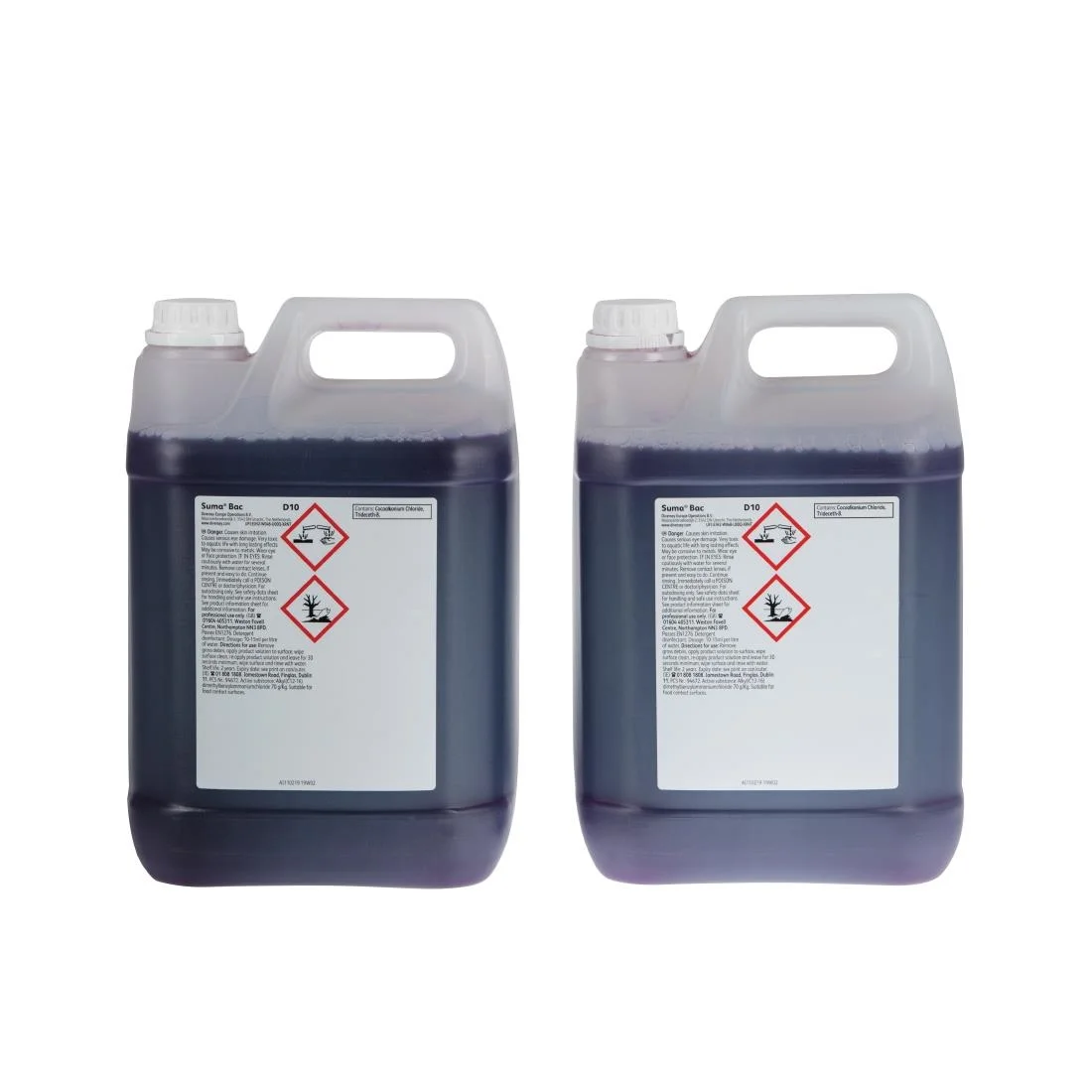 Suma Bac D10 Cleaner and Sanitiser 5 Litre (Pack of 2) - Image 7