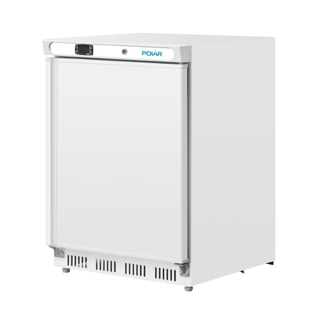 Polar Undercounter Freezer White 140Ltr