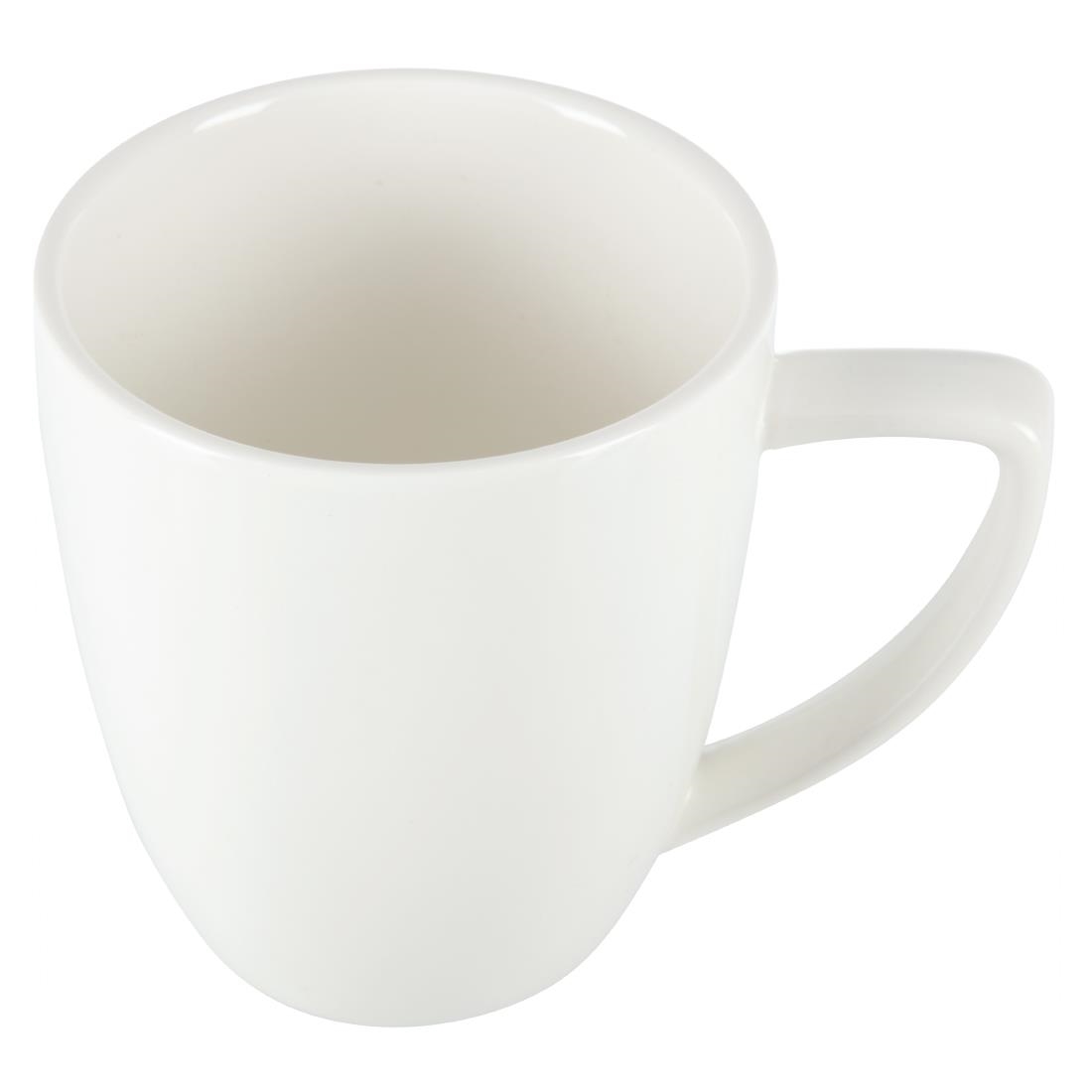 Lumina Fine China Latte Mugs 350ml 12oz