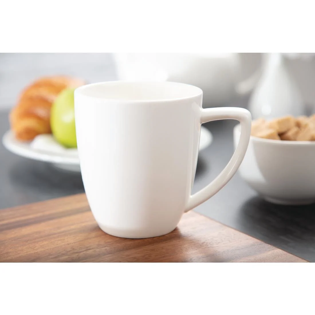 Lumina Fine China Latte Mugs 350ml 12oz - Image 6